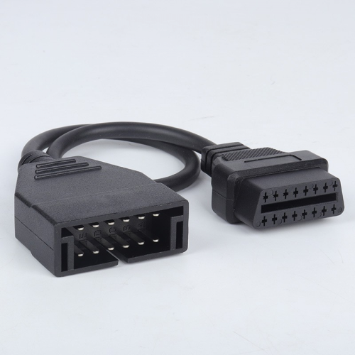 GM 12-bens OBD1 til 16-bens OBD2 konverteradapterkabel til scanner