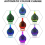 3D Glas Æterisk Olie Aroma Diffuser Aromaterapi Luftfugter (120ml) 5