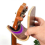 Vägghängare för gitarrskateboard, unik design, böjd trägitarrhängare, väggmonterad gitarrhållare, akustisk gitarr 2
