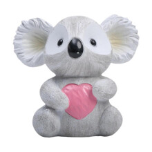 (Sivá) Koala Money Bank Zberateľská darčeková pokladnička do čajovne, svetlohnedá