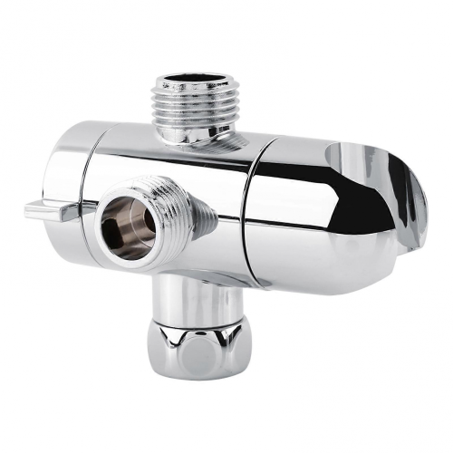 3-vejs brusehovedomskifter og monteringskombination til brusearmmontering til badeværelse