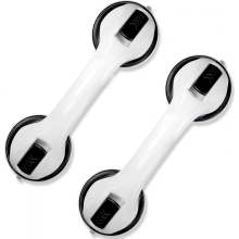 2er-Pack 12-Zoll-Haltegriffe für Badezimmer und Dusche mit starkem Saugnapf Lh-1