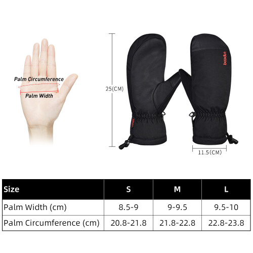 Warme Winterhandschuhe, winddicht, 2