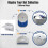 Baseball Hat Holder for Wall, Adhesive Racks Caps, Super Strong Displa 4