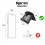 Baseball Hat Holder for Wall, Adhesive Racks Caps, Super Strong Displa 5