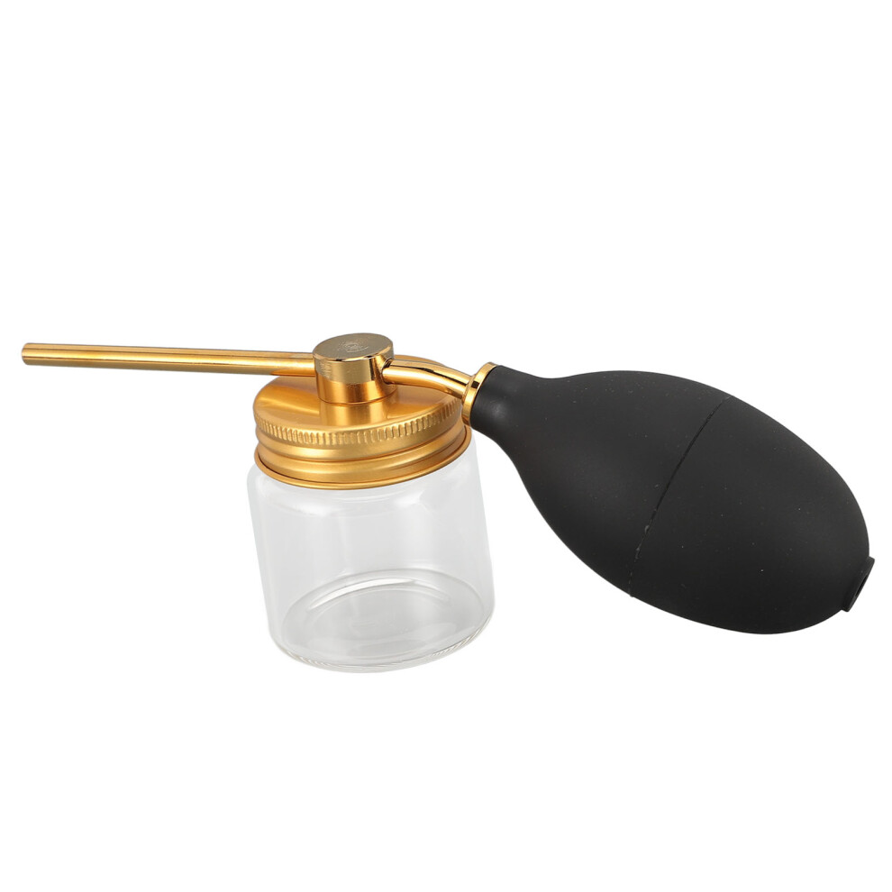 Gold Refillable Hair Fiber Spray Bottle Dispenser - Home Salon Tool