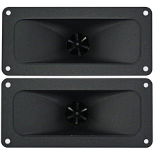 2 Stück 146 x 67 mm piezoelektrische Hochtöner, Piezo-Keramik-Lautsprecherhorn, piezoelektrischer Summer, rechteckiger Hochtöner, 150 W