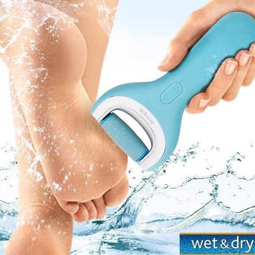Ηλεκτρική λίμα ποδιών Scholl Velvet Smooth, μπλε, για υγρά και στεγνά πόδια 2