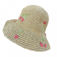 Gehäkelter Fischerhut für Damen, süßer Outdoor-Sport-Stil, Fischerhut für Damen und Teenager, lässig, Frühling/Sommer, Sonnenschutz, Khaki