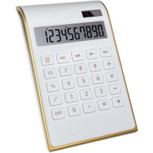 Taschenrechner, schlankes, elegantes Design, Büro-/Heimelektronik, dual betriebener Tischrechner, Solarbetrieb, 10-stellig, geneigtes LCD-Dis