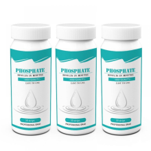 3 Flaschen (50 Stück/Flasche) Schwimmbadwasser-Teststreifen zum Nachweis von Phosphaten – Schnelle und präzise Wasseranalyse, Teststreifen f