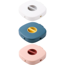 3er-Pack USB-Kabelaufwickler, einziehbarer Ladekabelhalter, leerer, kompakter Handy-Kabelorganizer, tragbares, vielseitiges Kabelmanagement