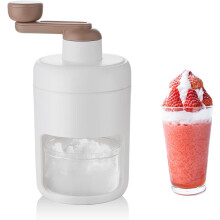 HandCrank Ice Shaver, Stainless Steel Blades for Snow Cones, Slushies