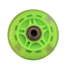 Rodas iluminadas para patinetes, rodas duráveis de poliuretano, rodagem suave e silenciosa, rodas de reposição de uretano de alto rebote com