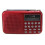 (Κόκκινο) Ραδιόφωνο Fm T508 Mp3 Music Player Εξωτερικό Ηχείο Εσωτερικού Χώρου Επαναφορτι 1