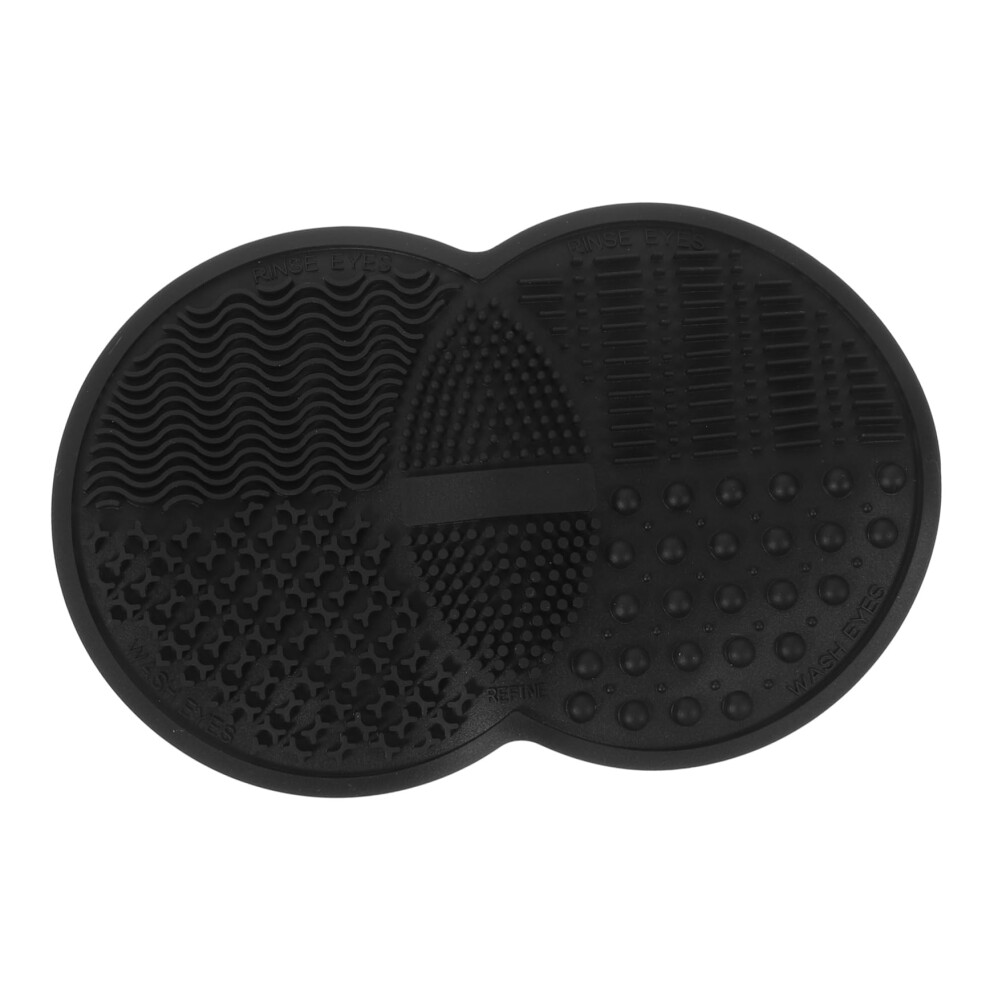 Makeup Brush Cleaner Mat Silicone Pad for Fast Eyeshadow and Foundation Cleaning at Home