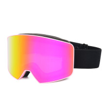 Snowboardbriller til voksne, skibriller med dobbeltlagslinser og antidug, UV-beskyttelse, sfæriske OTG-designbriller med panoramaudsigt,