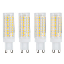 G9LED lysekronepære, 2700K mykt, varmt hvitt dimbart lys, keramisk sokkel med to stifter, energieffektiv LED for elegant innendørsbelysning
