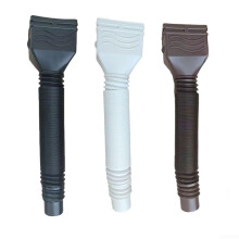 Telescope Downpipe Extension, Downpipe Extension, 50.8 cm, Telescopic Gutter Connector for Outdoor Drainage Solutions (White)