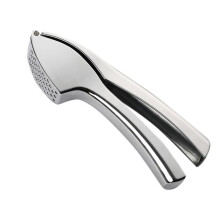 (1PCS)Stainless Steel Kitchen Garlic Muddler Comfortable Grip Garlic Presser For Kitchen