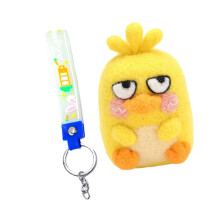 Lovely Duck Keychain Needle Felting Kits Wool Needle-Lala duck