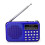 (Μπλε) Ραδιόφωνο Fm T508 Mp3 Music Player Εξωτερικό Ηχείο Εσωτερικού Χώρου Επαναφορτιζόμ 1