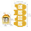 50Pieces Eid Mubarak Charm Boxes Eid Dessert Boxes Paper-Plum 4