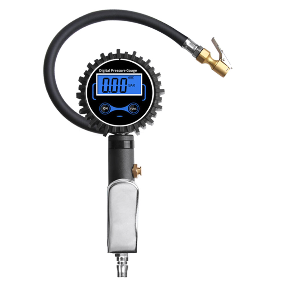 Digital Tire Pressure Gauge With Inflator, 180 Psi, Backlit Lcd 5031364774455