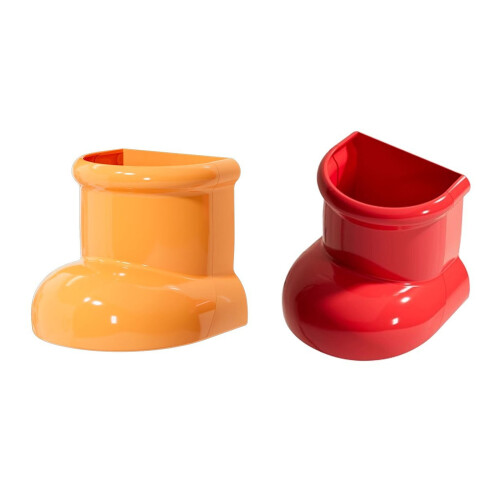 Magnetic Boot Storage Box Stylish and Sturdy Easy to Clean-Red 1