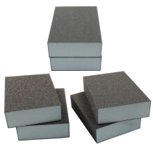 12 Packs Sanding Sponge Set 60/120/220 Grit Reusable Sandpaper Block for Wood, Glasses, Metal, Drywall