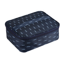 Rejse makeup organizer, vandtæt kosmetiktaske til kvinder, stilfuldt etui med flere rum
