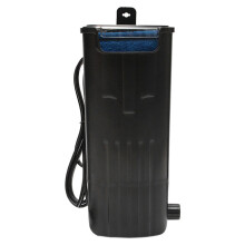 Innenfilter mit niedrigem Wasserstand für Süß- und Meerwasseraquarien, verstärkter Kunststoffgehäuse-Aquarienfilter für Schildkrötenbecken,