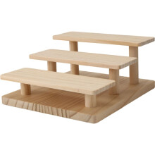 Risers de ExibiçãO de Madeira 3 Camadas Suporte de ExibiçãO de óCulos Suporte de Joias Suporte de Madeira Bandeja Organizadora para Gabinete de