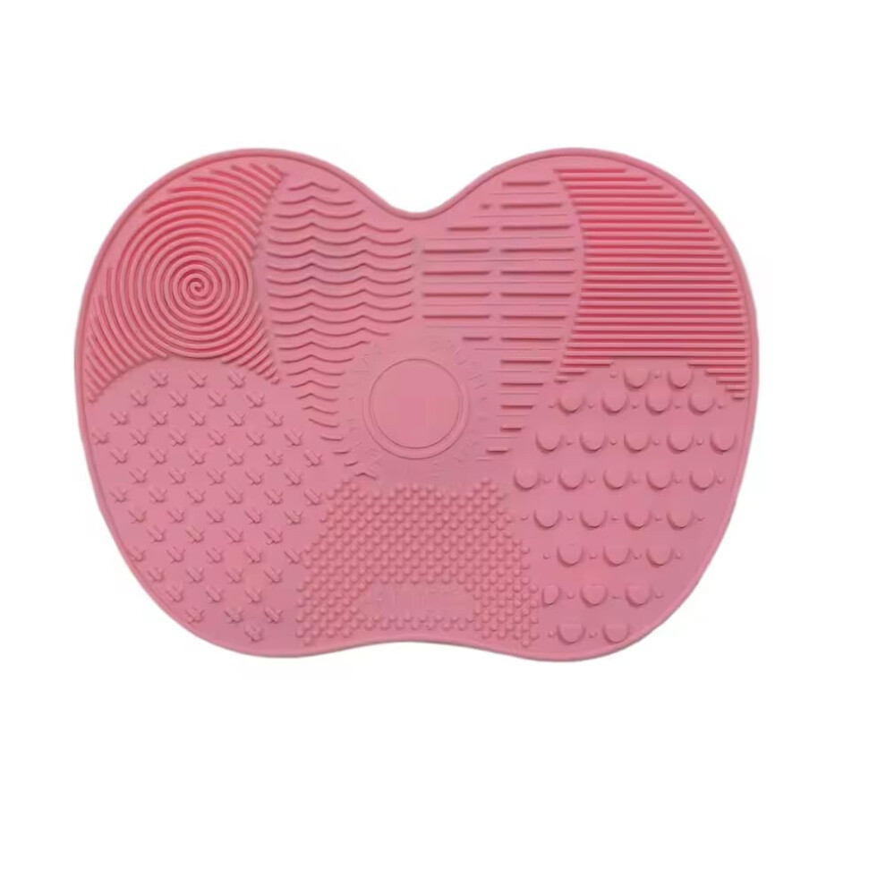 2 Pcs Silicone Makeup Brush Cleaning Mat with Suction Cup, Gentle Care for Cosmetic Brushes