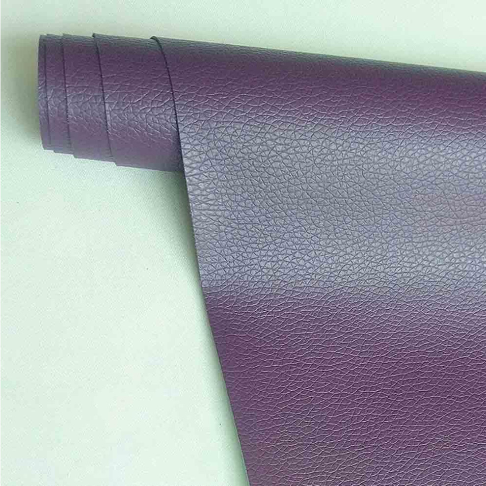 Leather Tape Selfadhesive Patch For Couch, Sofa, Car Seat And Furniture (Dark Purple, 19X50 In) 9001264650834
