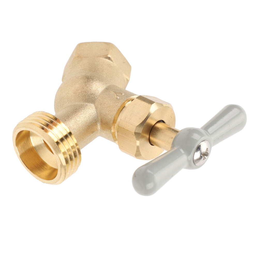 Brass Hose Bibb G1/2In Female To G3/4In Male Thread Water Outlet 9461364775927