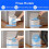 Touchless Motion Sensor Trash Can 3.7 Gallons Bathroom Trash Can with Lid Automatic Trash Can for Kitchen 3