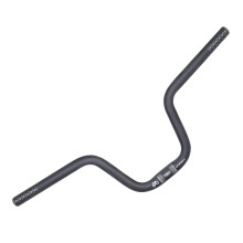 LP Litepro Guiador de Bicicleta DobráVel 25,4X580Mm Bicicleta M Tipo Guiador de Liga de AlumíNio em Forma de Andorinha Preto 160Mm