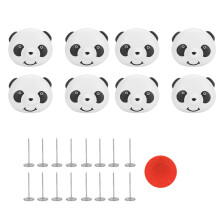 Dúntóirí Bileog Patrún Panda Gearrthóga Sealbhóra Duivéid Frith-Shleamhnán Socrú Inchoigeartaithe Pad Tochta Glas Slán Gearrthóga