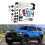 12V Universal 2 Door Electric Power Window Lift Regulator Conversion Kit +2 Switches 5