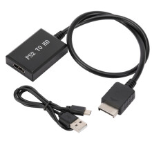 Przypadku Adaptera Konwertera Audio-Wideo PS2 na HD 1080P ObsłUga TrybóW WyśWietlania PS1/2/3 dla Adaptera Kabla HDTV PC Full HD