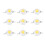 Εξαιρετικά λεπτές λωρίδες LED, υψηλής ισχύος LED τσιπ ζεστό λευκό 3000K-3500K 5