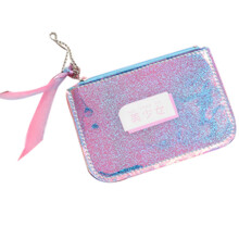 Portefeuille pratique, porte-monnaie à paillettes pour fille, design original et unique, compact et élégant.