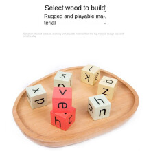 Jogo de Soletração Do Alfabeto Infantil Batalha de Cartas em Inglês para Crianças Blocos de Construção Giratórios Adereços