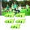 5 Stück Kinder-Trainingswesten, ärmellos, 11
