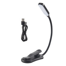 Lampada da Lettura Ricaricabile Mini 7 LED Lampada da Lettura un 3 Livelli Lampada da Lettura Flessibile Bianca Calda e Fredda Facile da Leggere