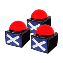 3 Peças Game Answer Buzzer, Game Buzzer Alarm Sound Play Button com Light Trivia Quiz Got Talent Buzzer Game Toys Show