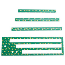 Zipper Pocket Template, Lemon Pattern Acrylic Zipper Making Templates for 7/8/9 Inch Zippers Measuring Precise Cutting
