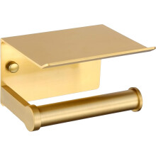Kifinomult fürdőszobai kiegészítő, öntapadós WC-papírtartó, alumíniumötvözet, amely hosszú élettartamot biztosít, csavaros rögzítés