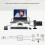 Commutatore Video Dati con Interruttore Bidirezionale USB-C 6